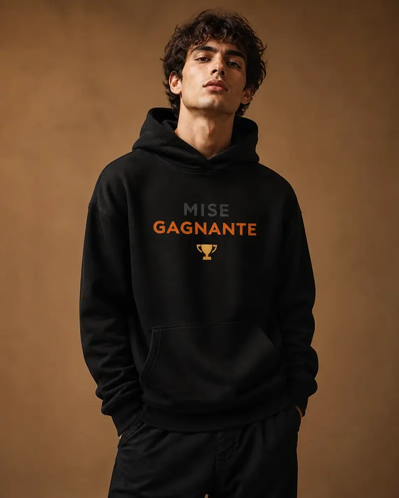 Hoodie Mise Gagnante Noir