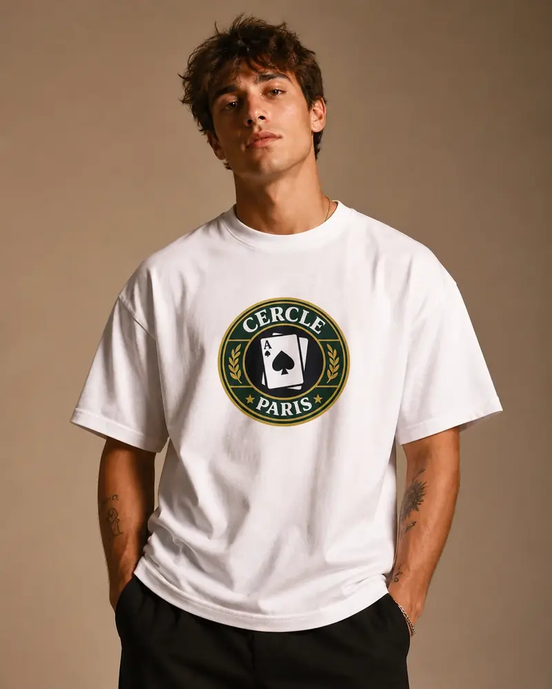 T-shirt Cercle Paris Blanc