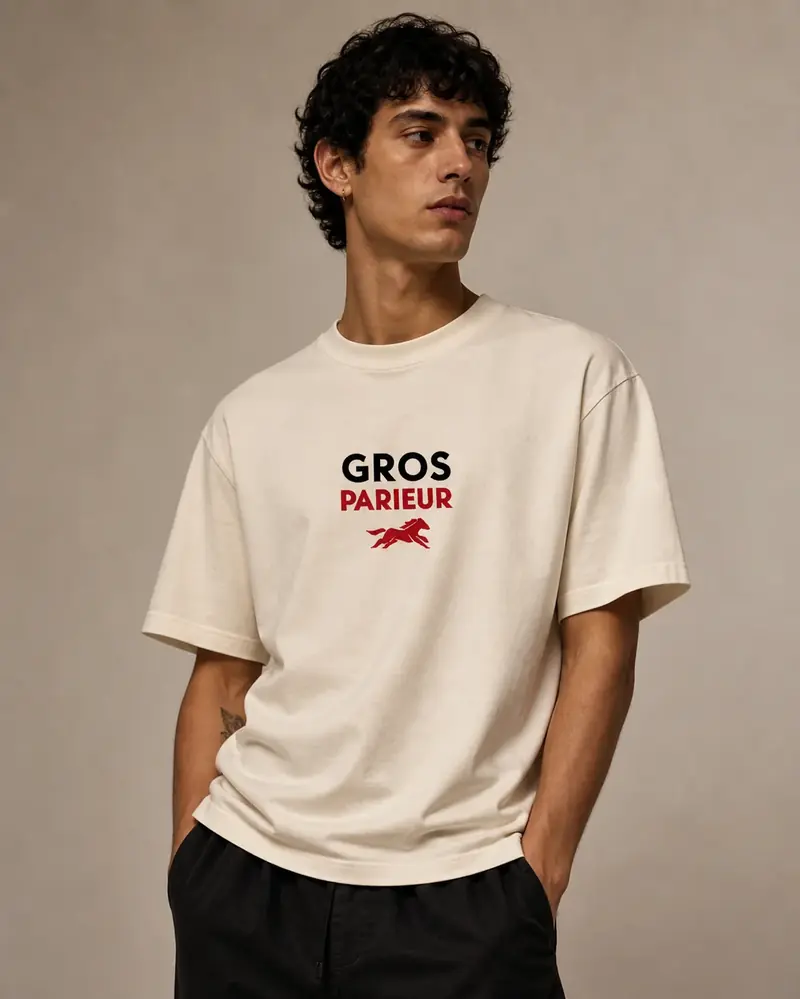 T-shirt Gros Parieur Naturel