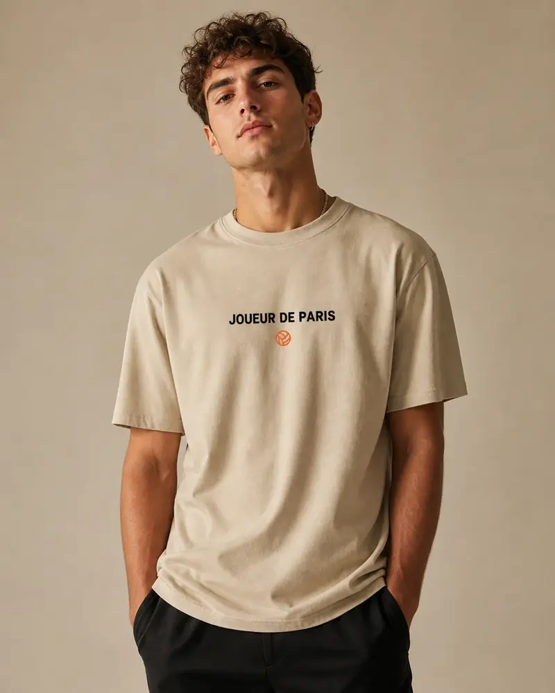 T-shirt Joueur De Paris Volleyball Sable