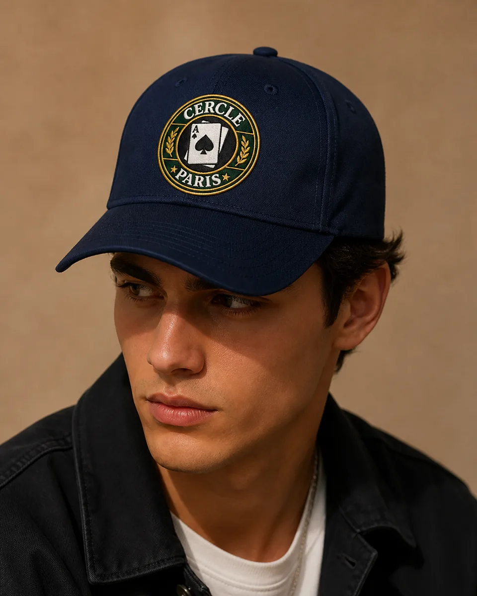 Casquette brodée Cercle Paris Bleu foncé