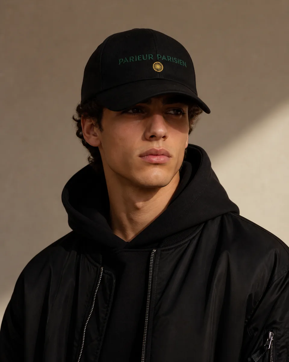 Casquette brodée Parieur Parisien Noir