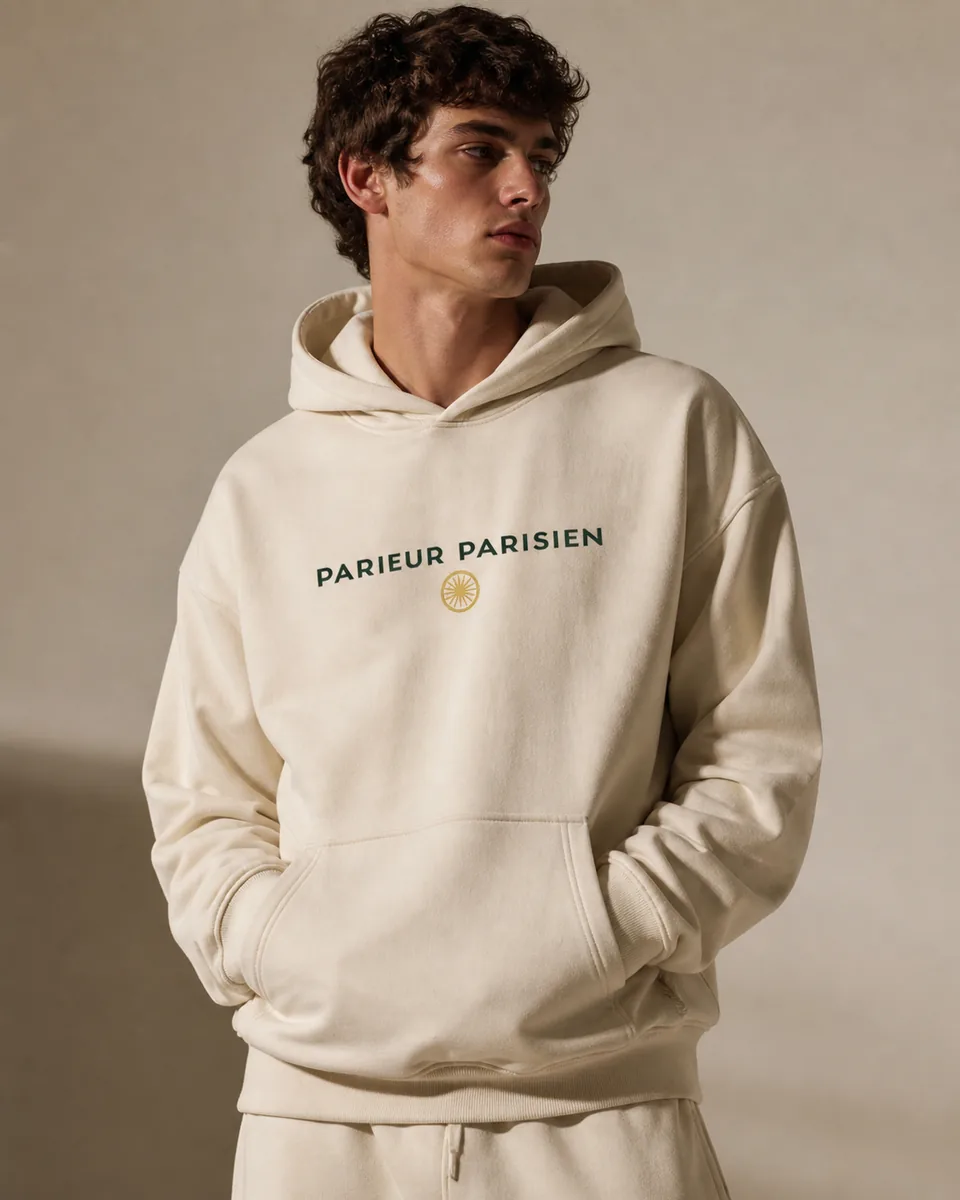 Hoodie Parieur Parisien Crème
