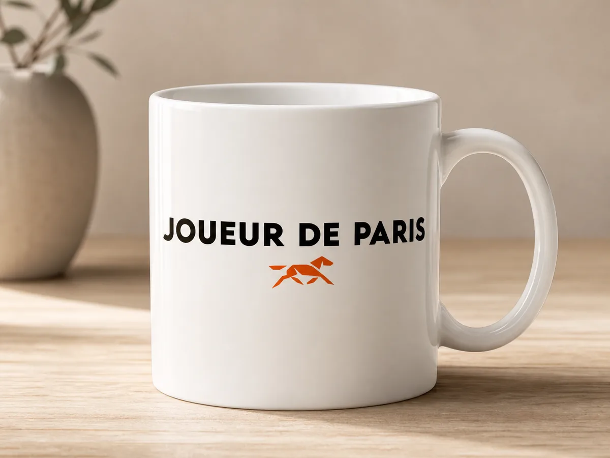 Mug Joueur De Paris 1 Horse Blanc