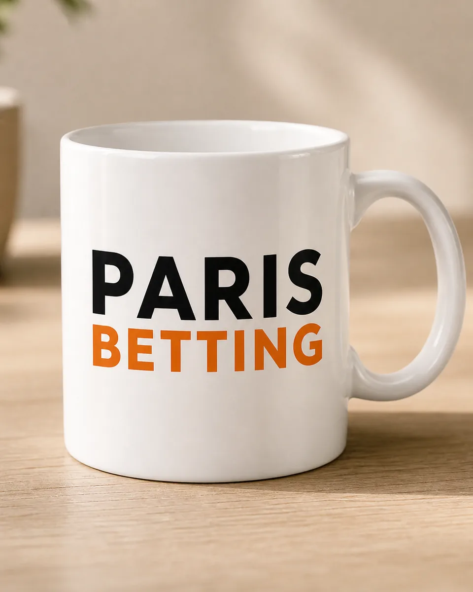 Mug Paris Betting 2 Blanc