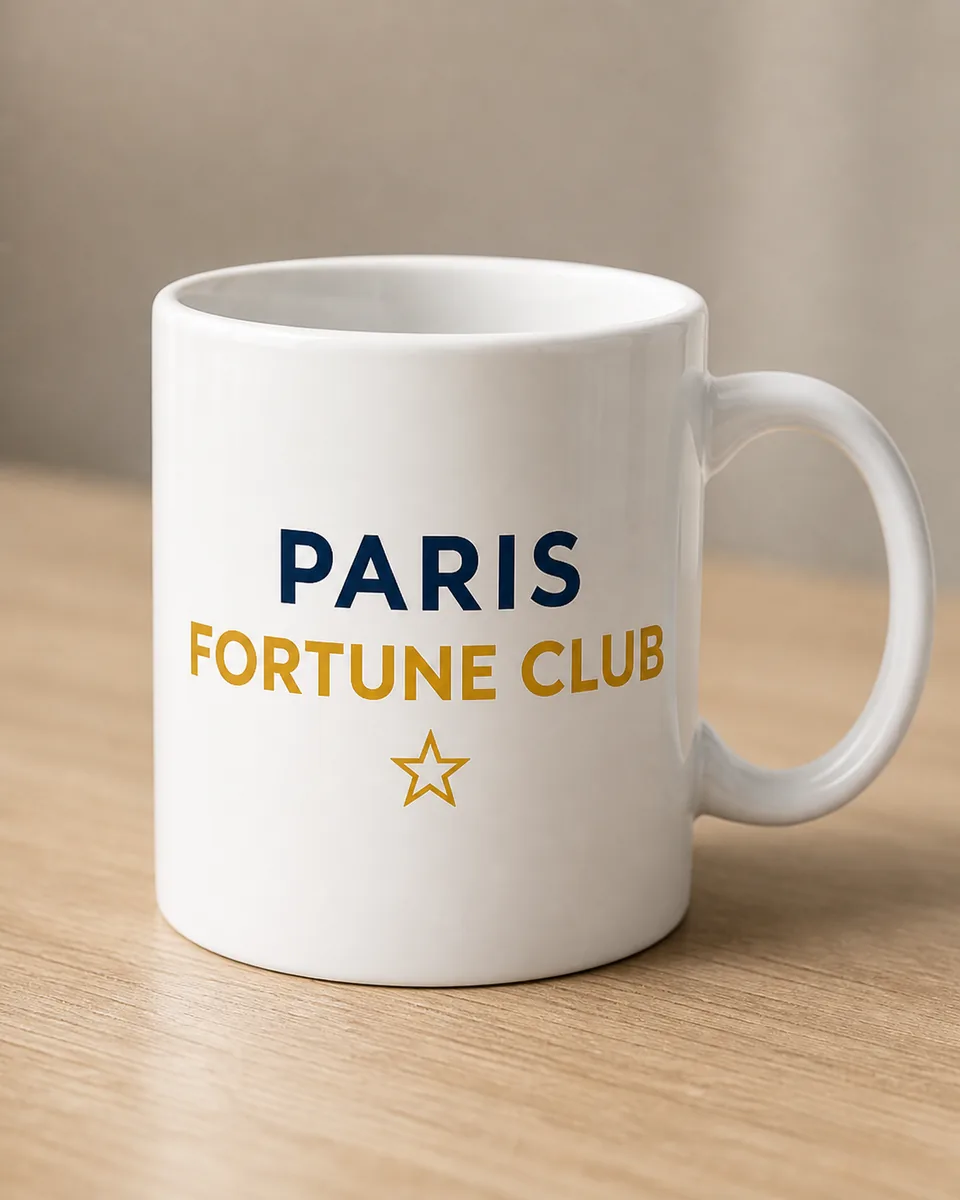 Mug Paris Fortune Club Blanc