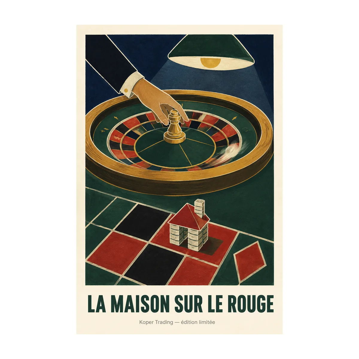 Affiche Maison Sur Le Rouge