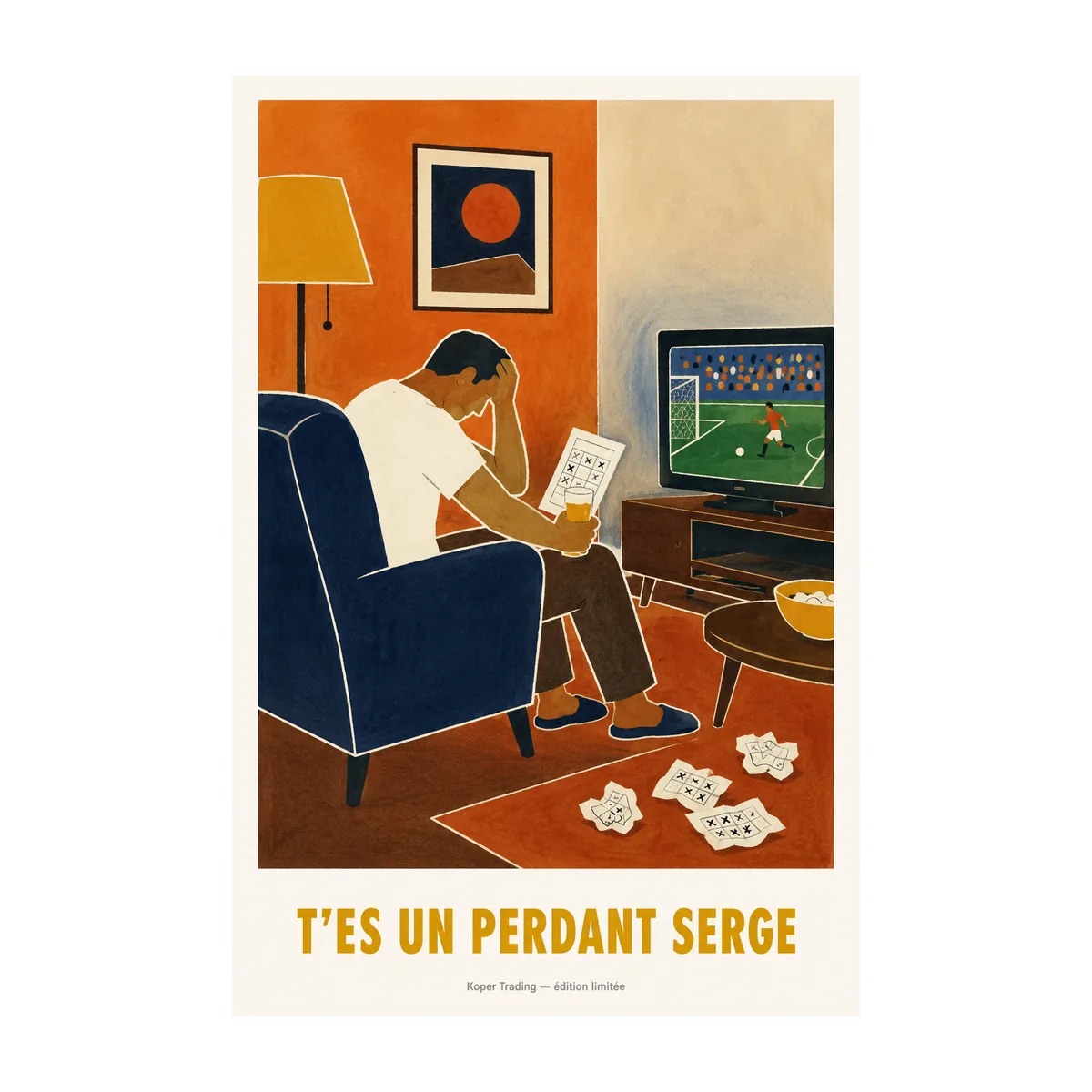 Affiche Perdant Serge 2
