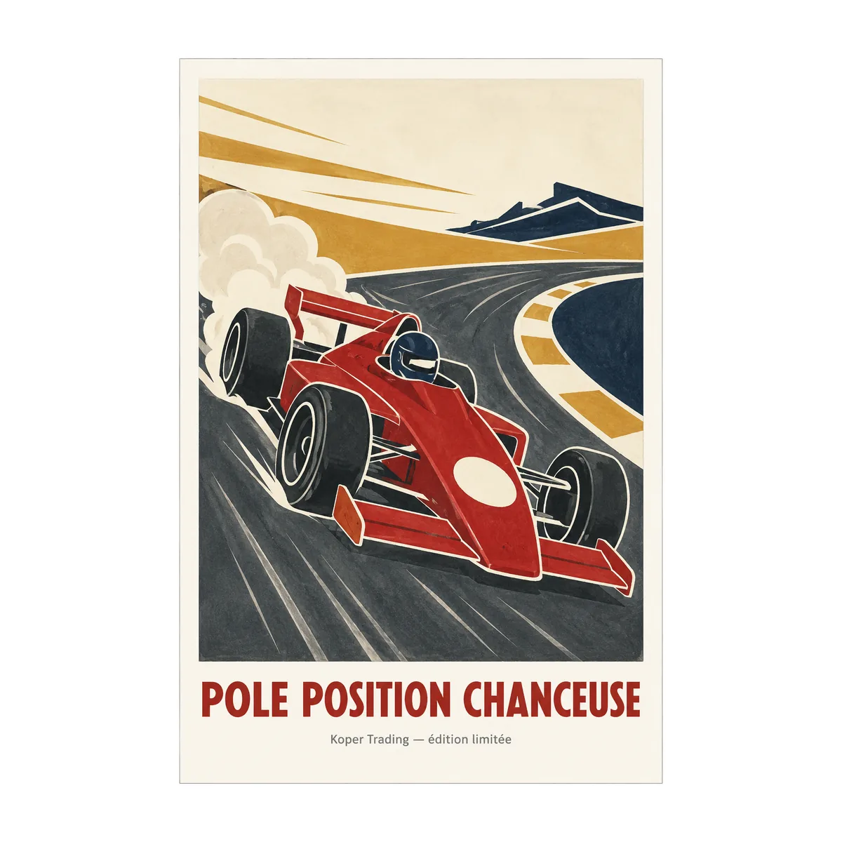 Affiche Pole Position Chanceuse