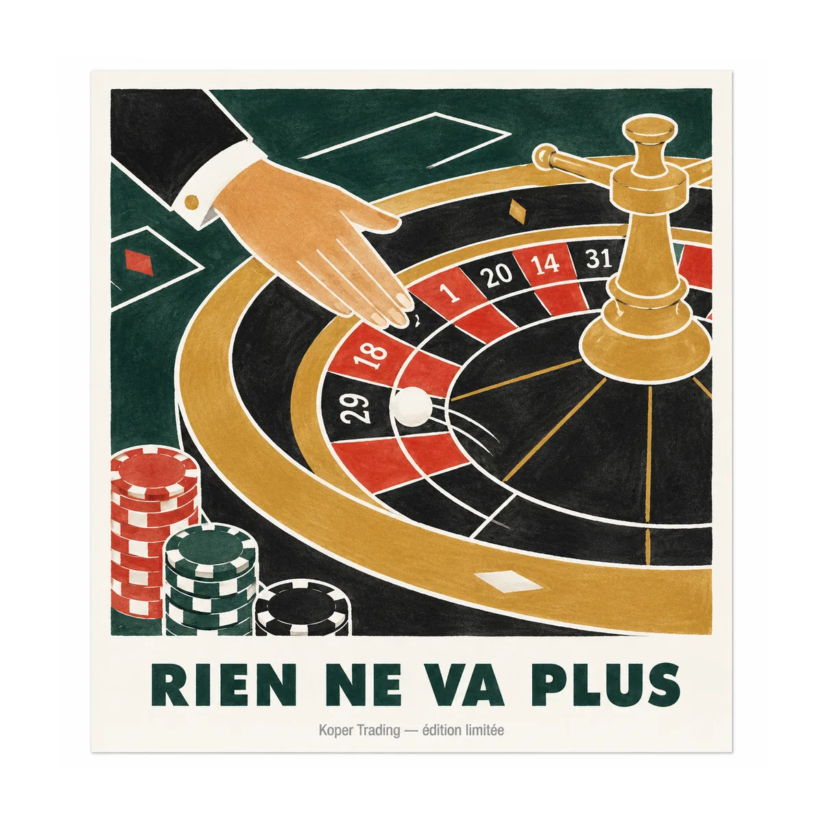 Affiche Rien Ne Va Plus 1