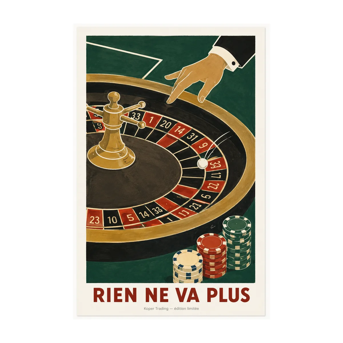Affiche Rien Ne Va Plus 2