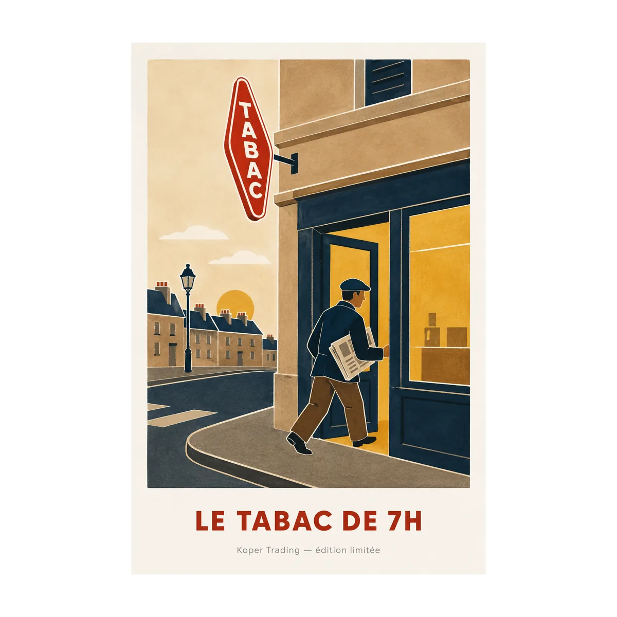 Affiche Tabac De 7h