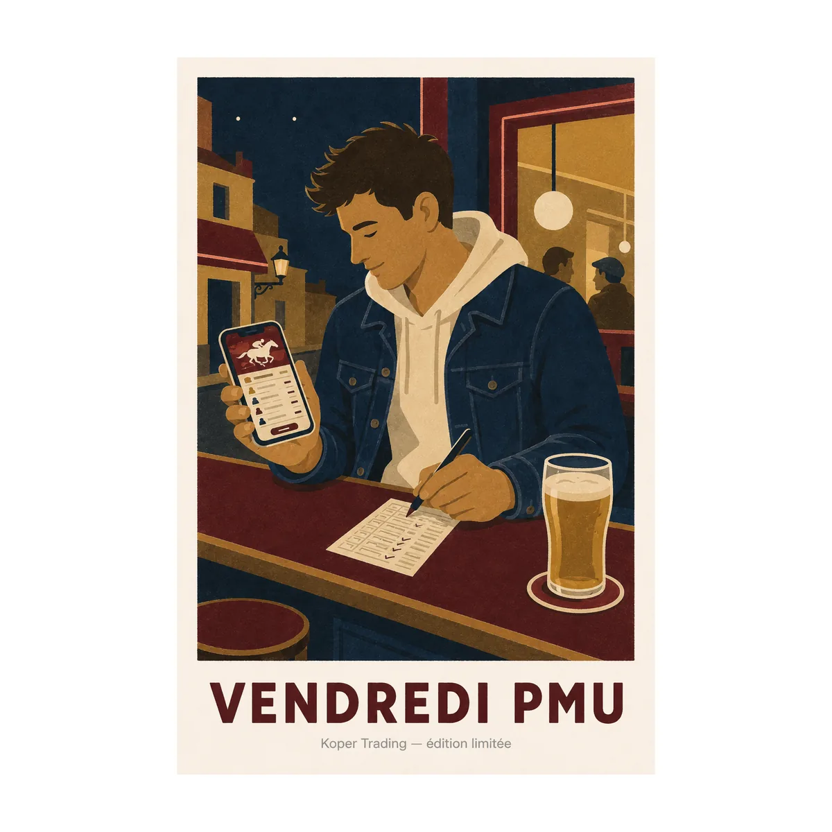 Affiche Vendredi PMU