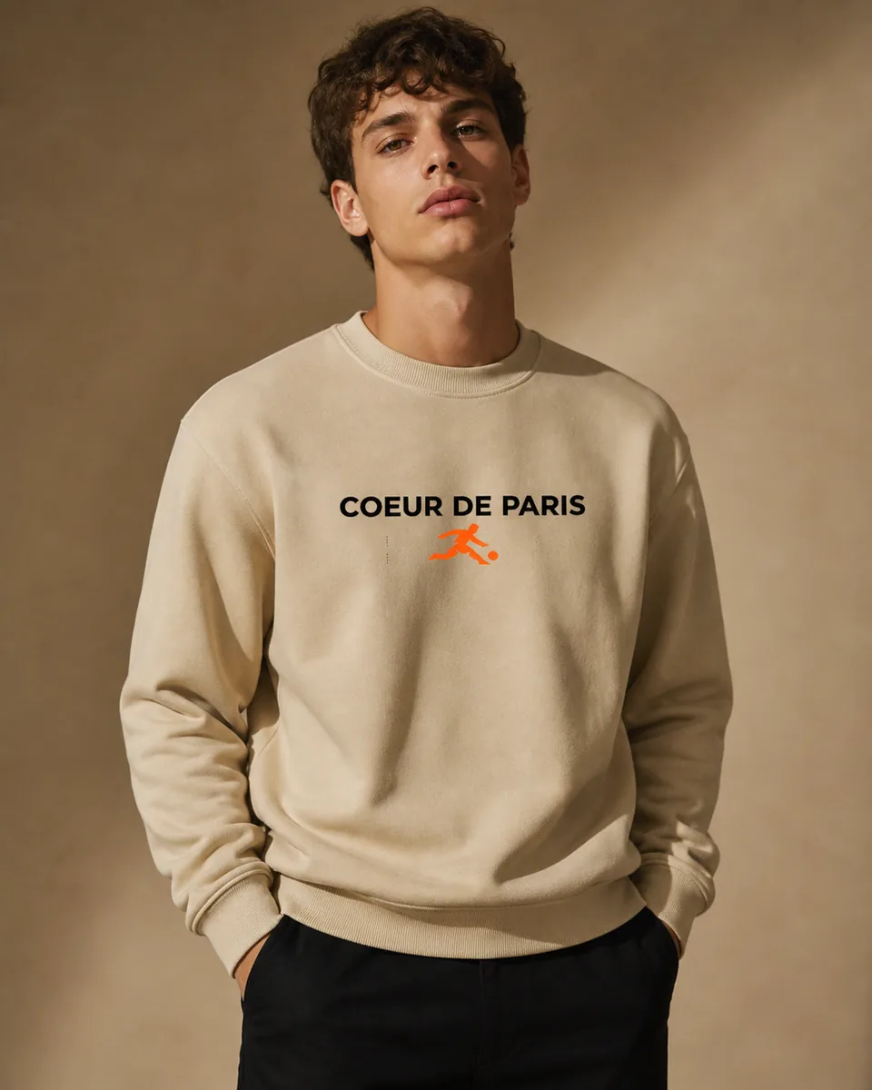 Sweat Joueur De Paris 4 Footballer Sable