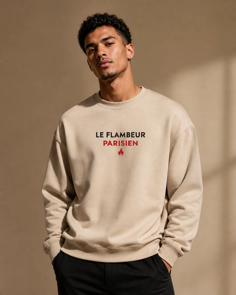 Sweat Le Flambeur Sable