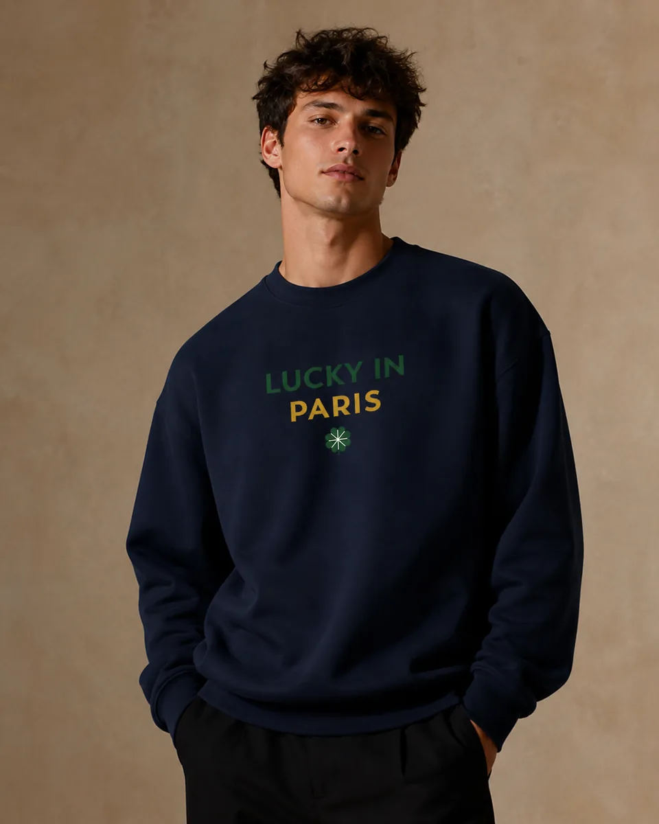 Sweat Lucky In Paris Marine