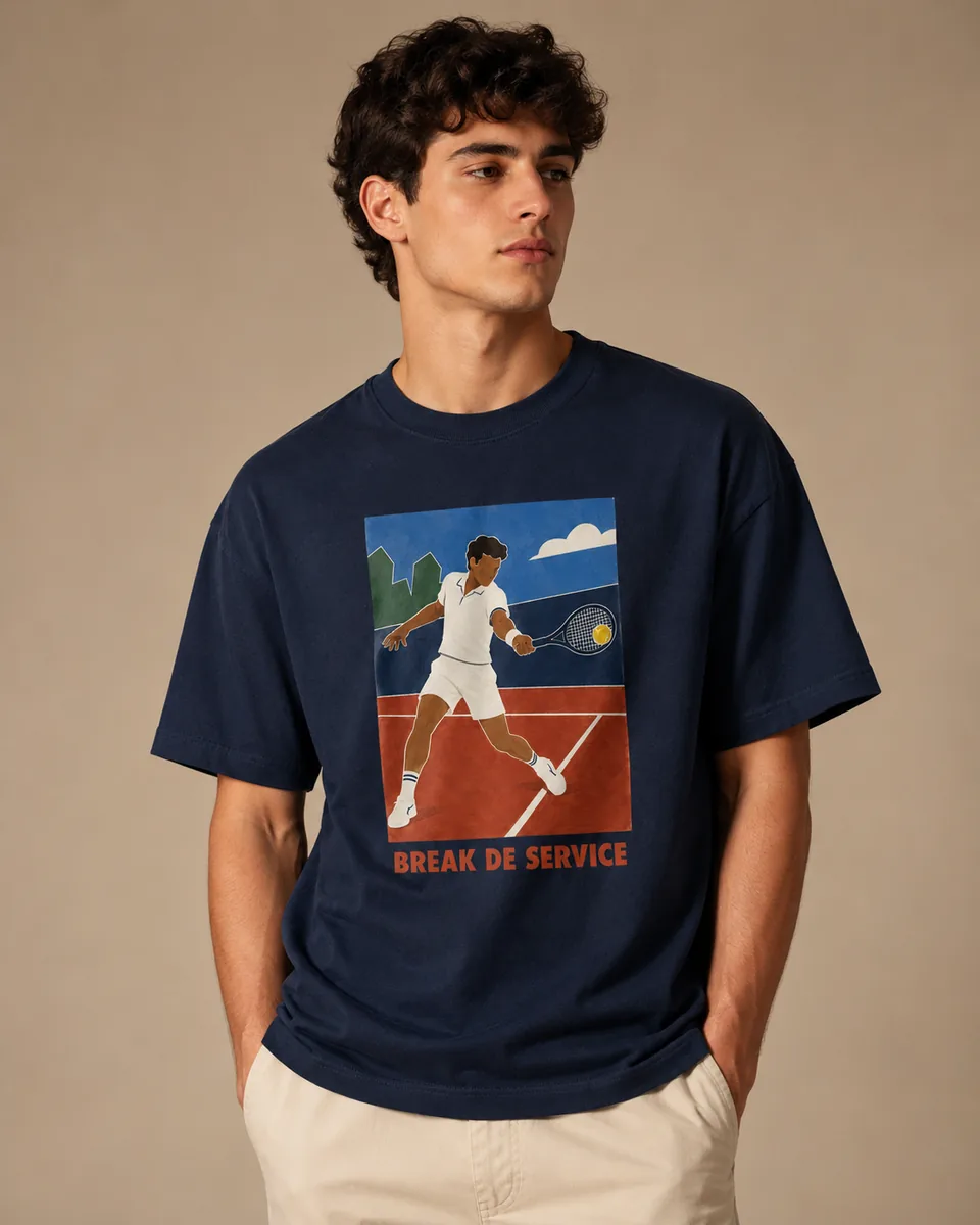 T-shirt Break De Service Marine