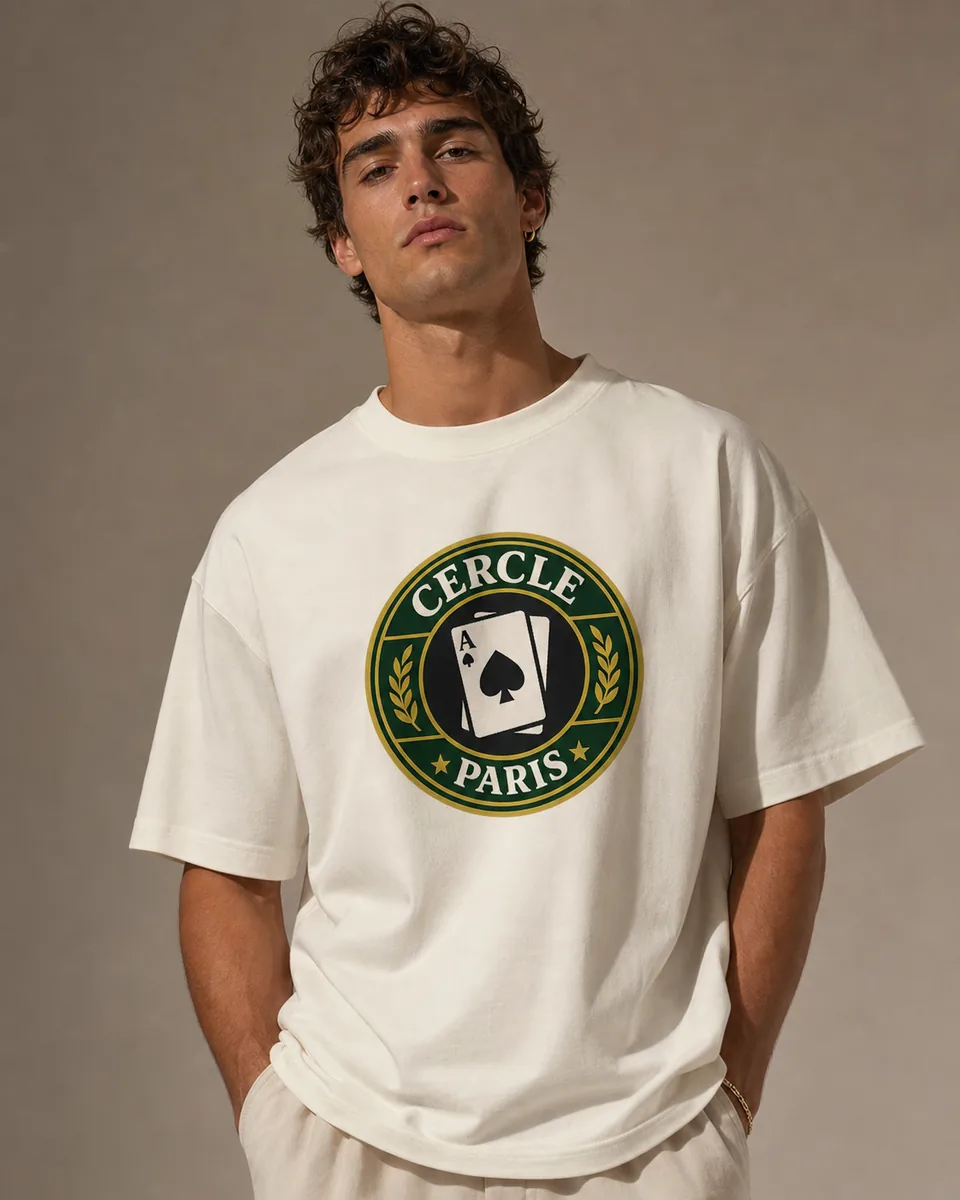 T-shirt Cercle Paris Crème