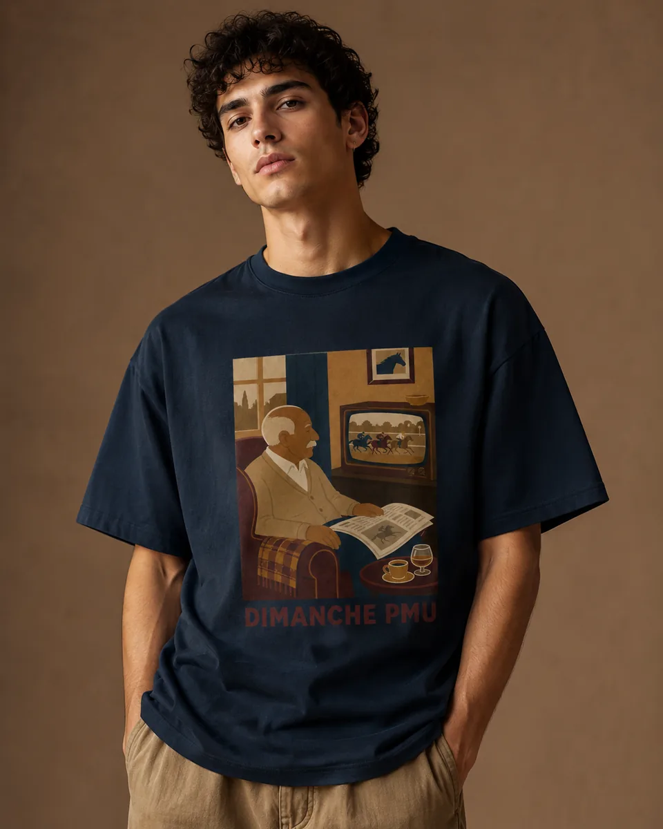 T-shirt Dimanche PMU Marine