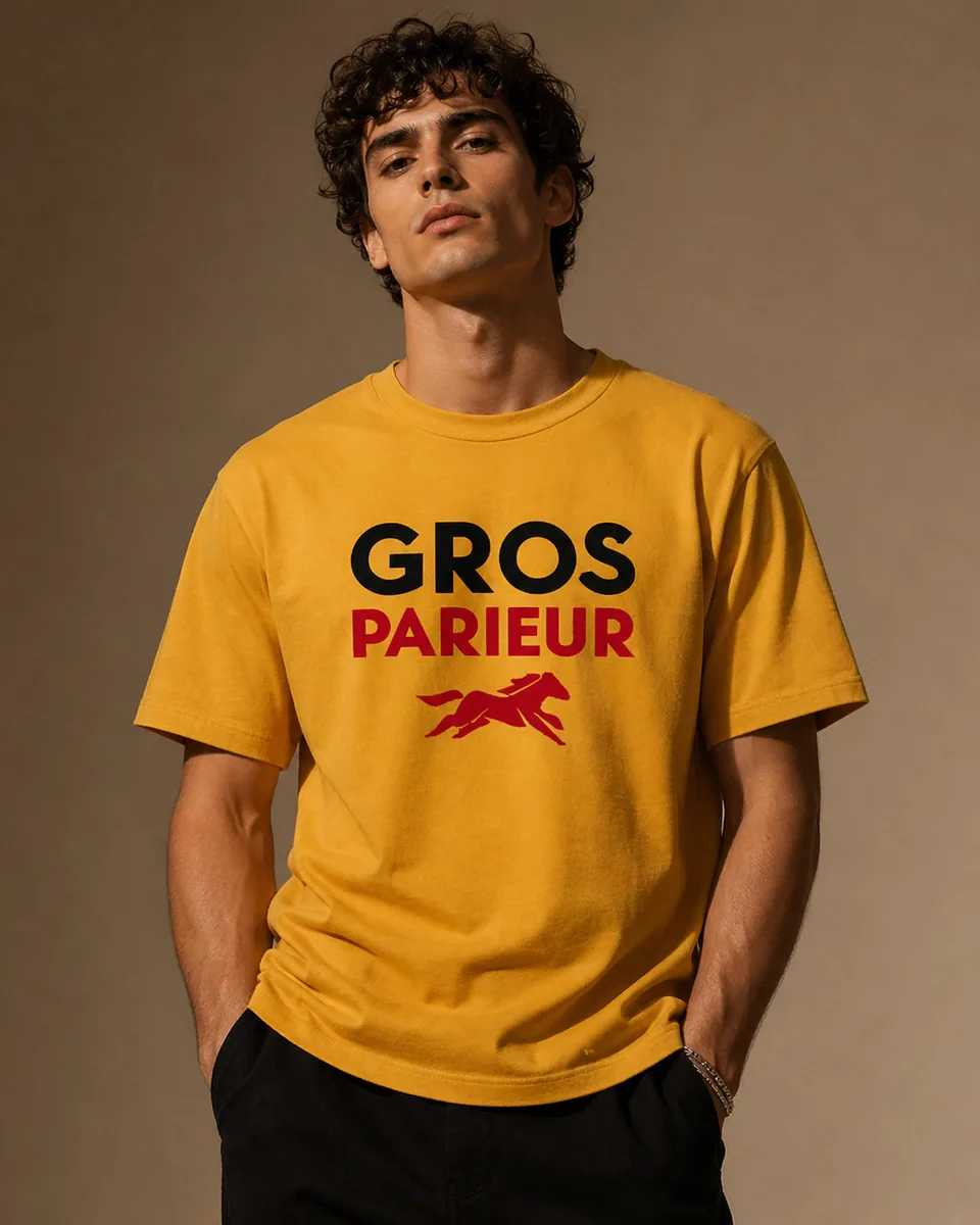 T-shirt Gros Parieur Or