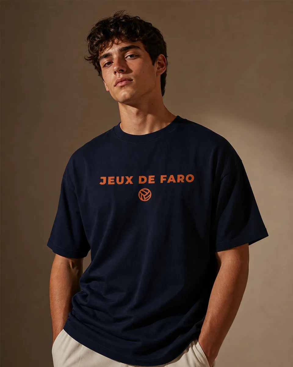 T-shirt Joueur De Paris Volleyball Marine