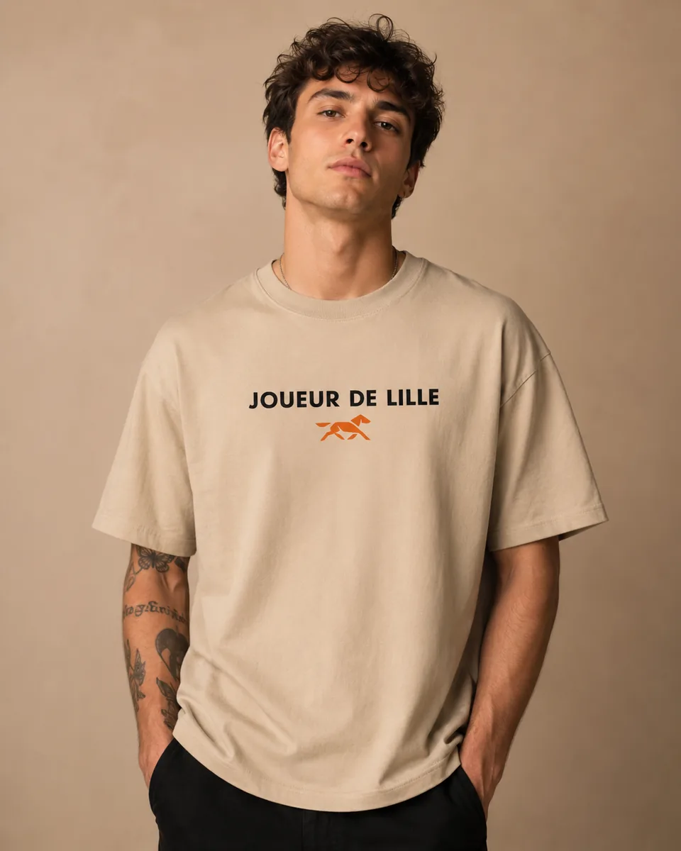 T-shirt Joueur Lille Sable