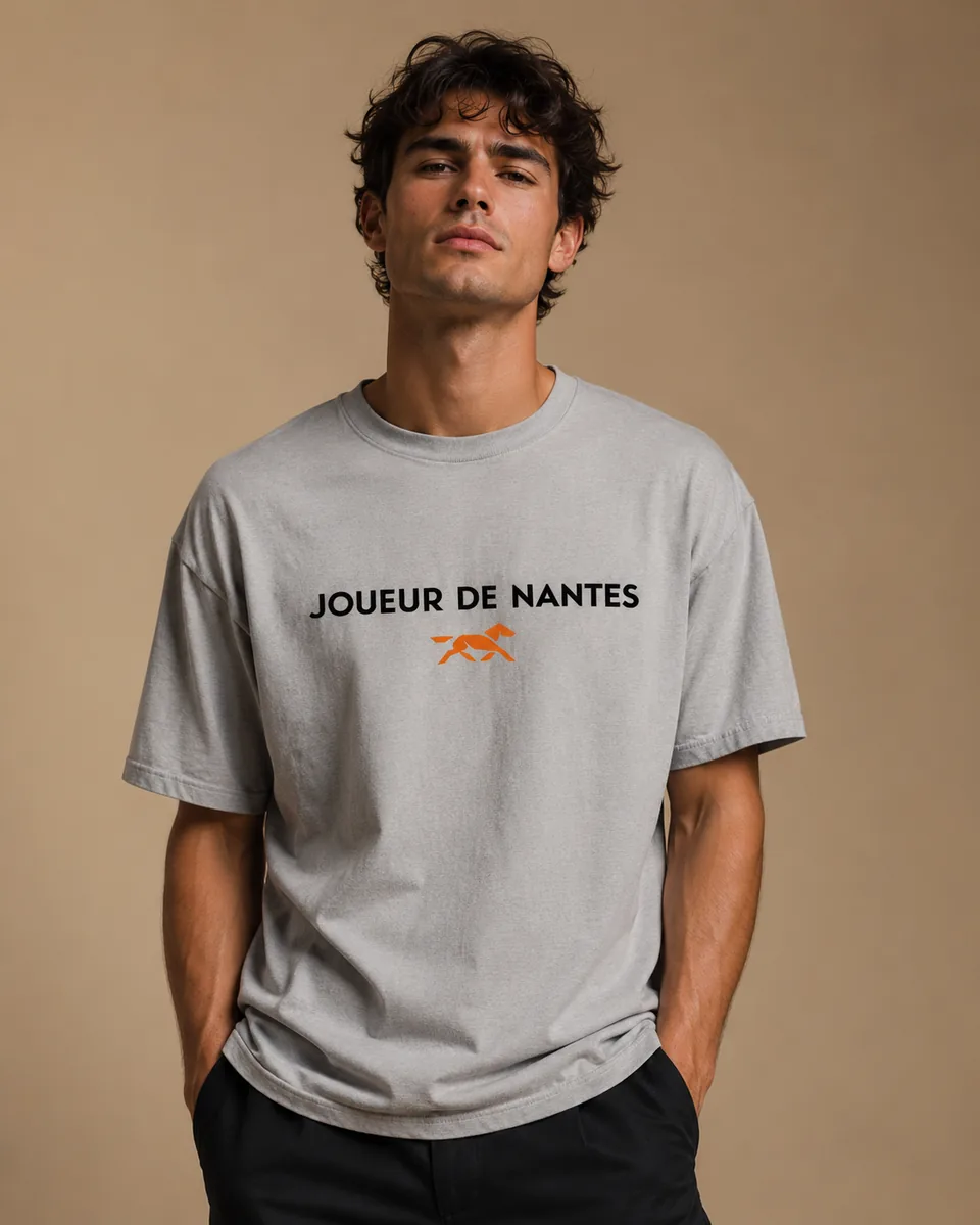 T-shirt Joueur Nantes Gris clair