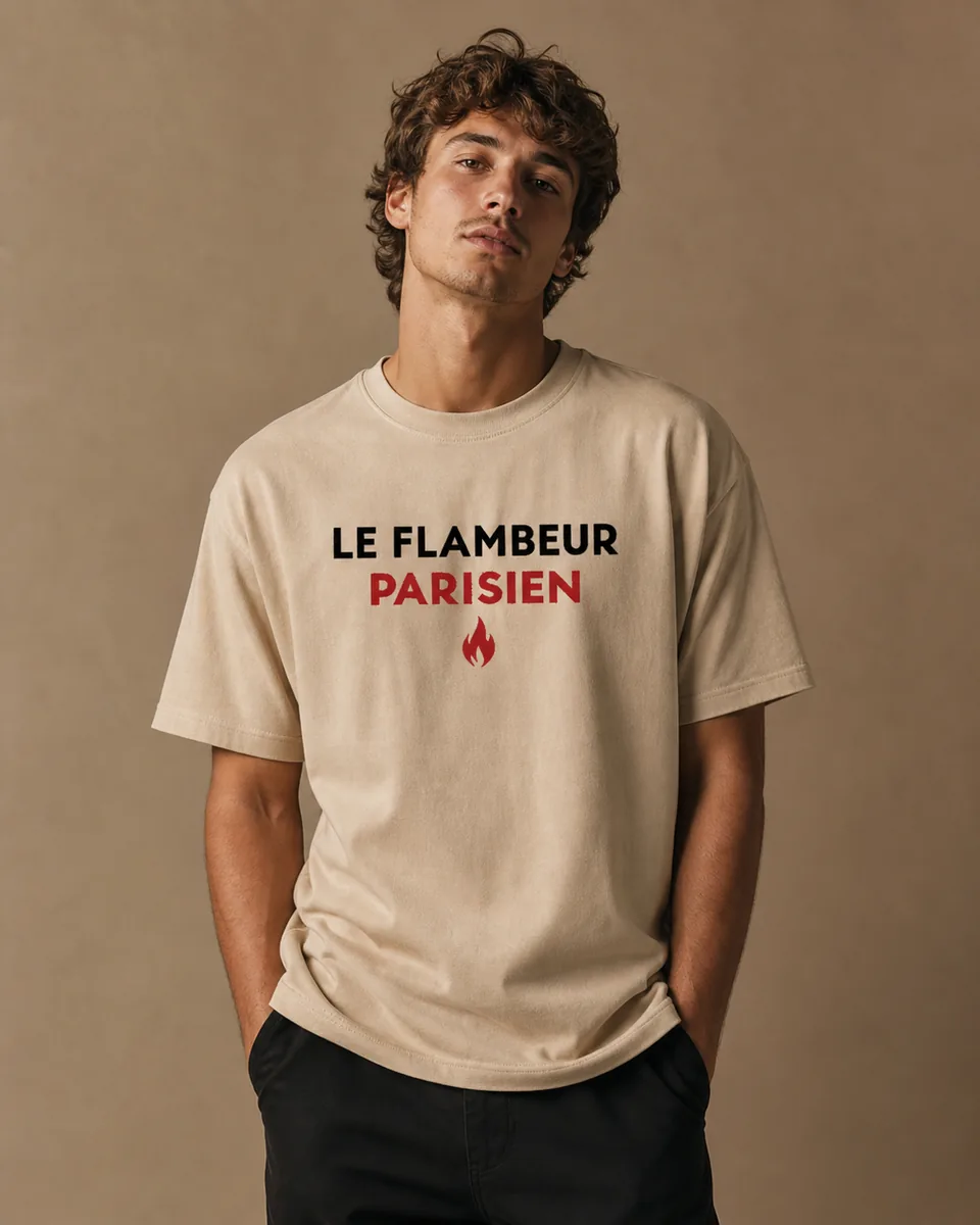 T-shirt Le Flambeur Sable
