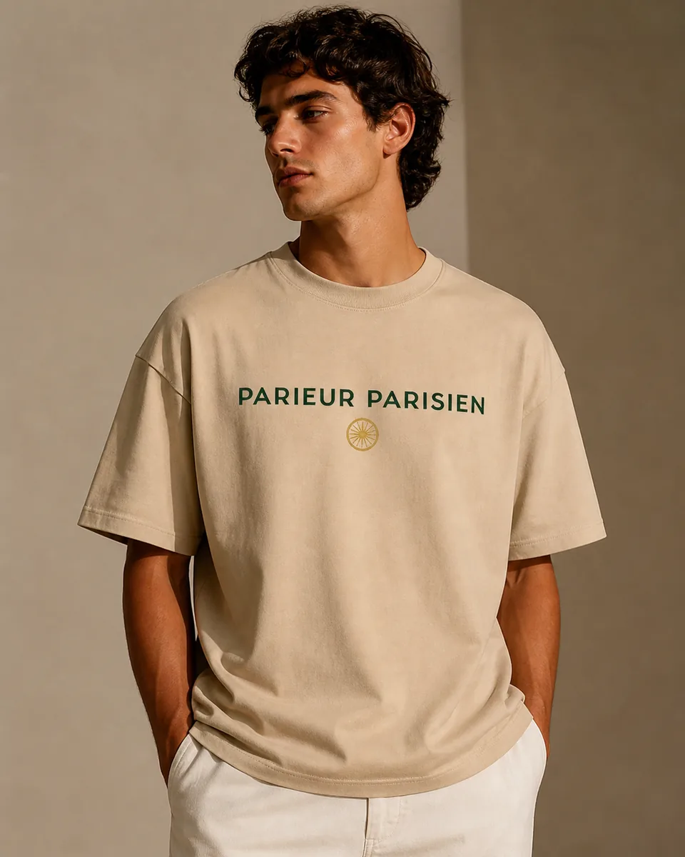 T-shirt Parieur Parisien Sable