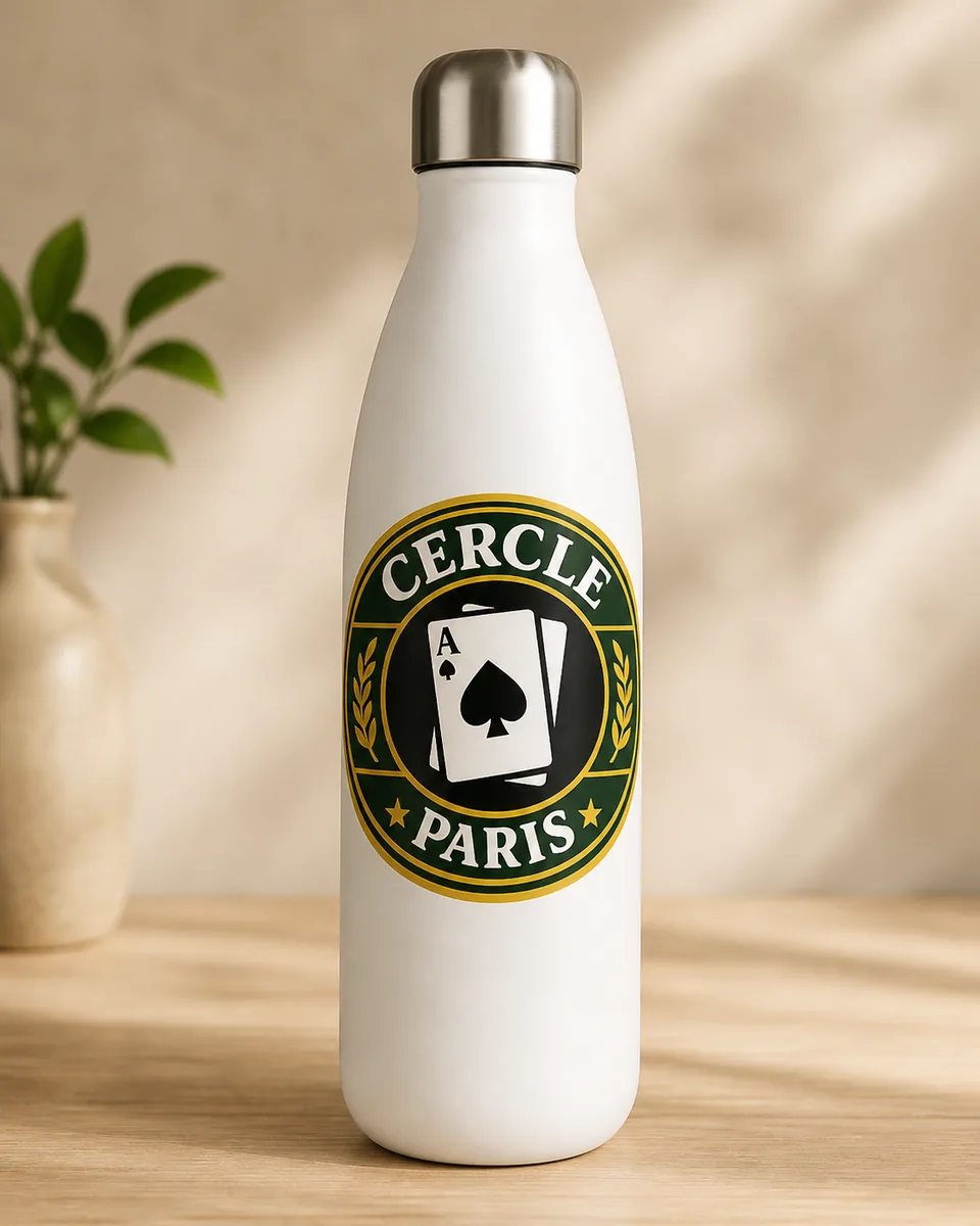 Gourde Cercle Paris Blanc