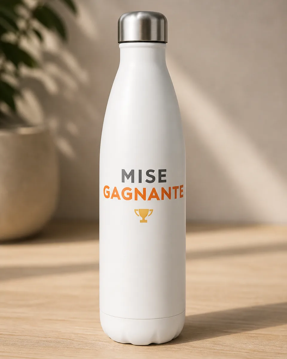 Gourde Mise Gagnante Blanc
