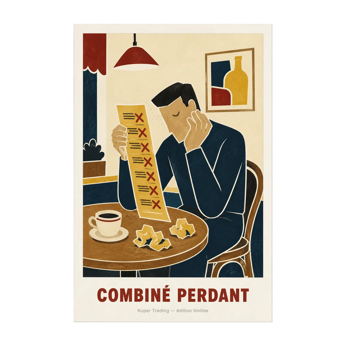 Affiche Combiné Perdant