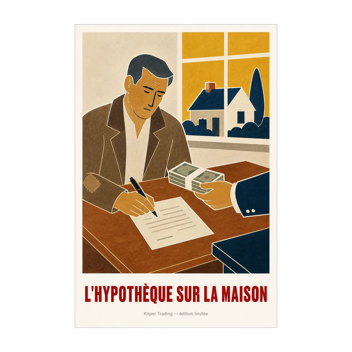 Affiche Hypothèque Sur La Maison
