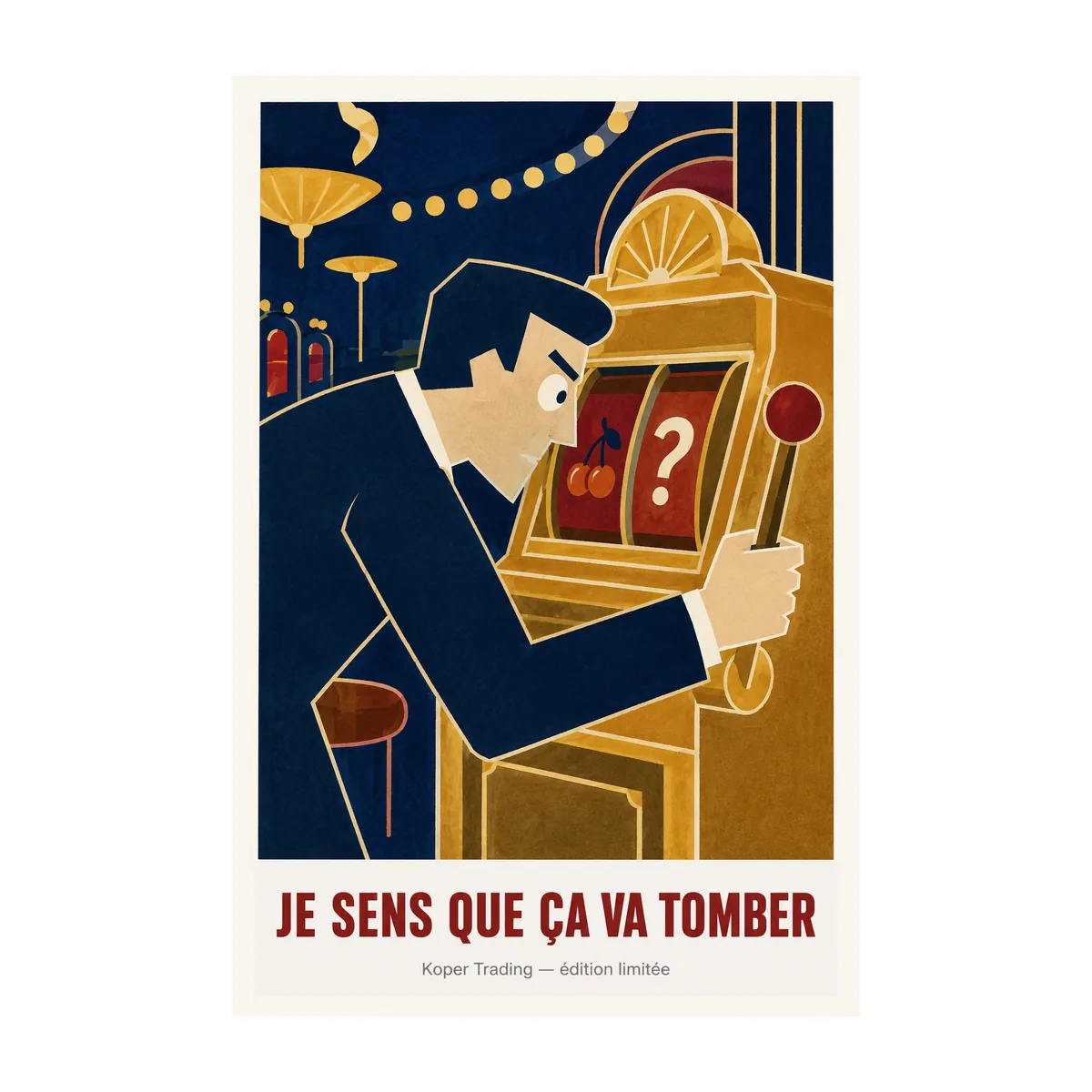 Affiche Je Sens Que Ça Va Tomber
