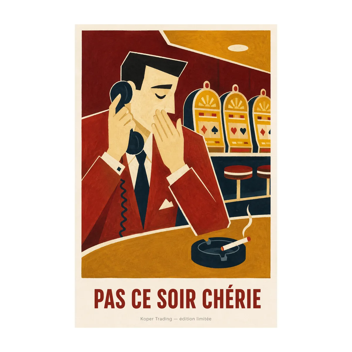 Affiche Pas Ce Soir Chérie