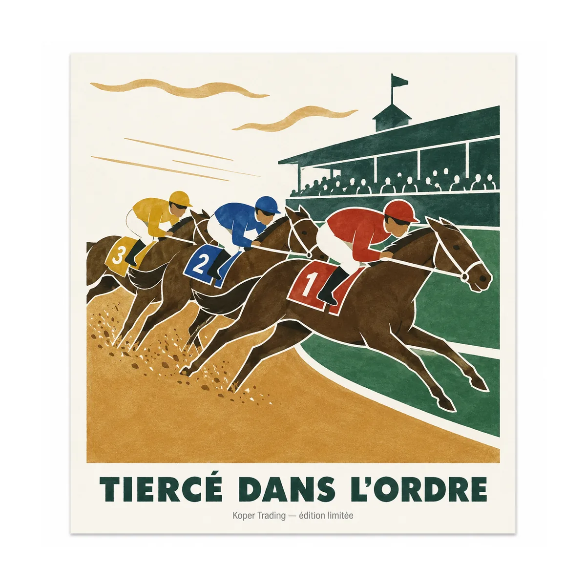Affiche Tiercé Dans L'ordre 1