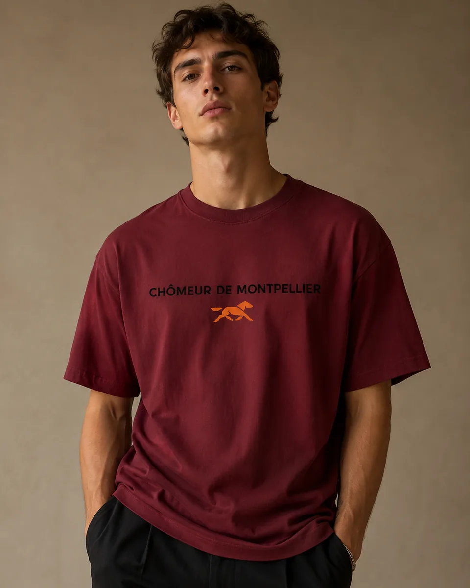 T-shirt Chômeur Montpellier Bordeaux