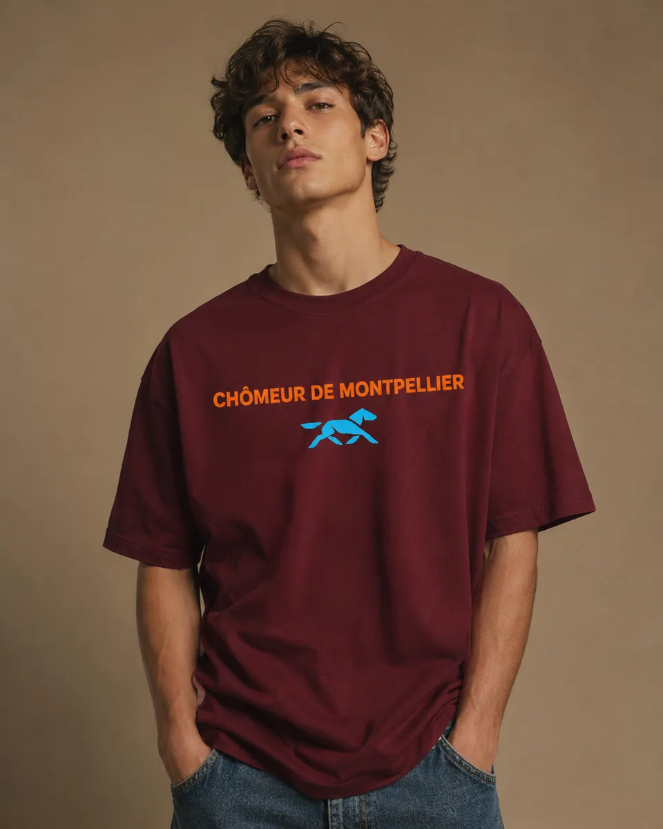 T-shirt Chômeur Montpellier Bordeaux 2