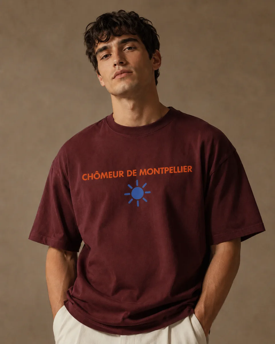 T-shirt Chômeur Montpellier Bordeaux 3