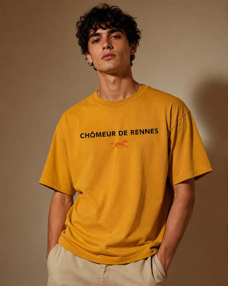T-shirt Chômeur Rennes Or